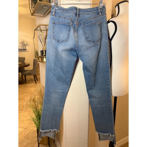 Tory Burch Pardon My French Mid Rise Relaxed Straight Leg Jeans Size 25 MSRP$295 - Picture 4 of 8